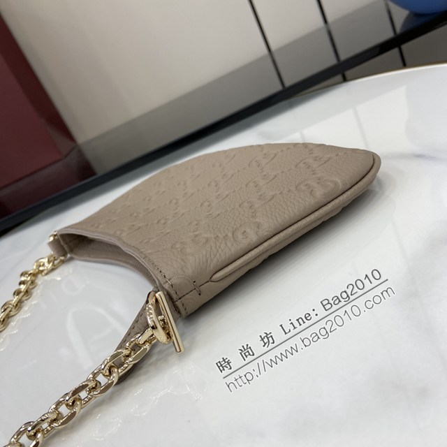 Gucci專櫃古馳最新款Emblem系列超迷你肩背包鏈條女包 jh2856型號：815278
